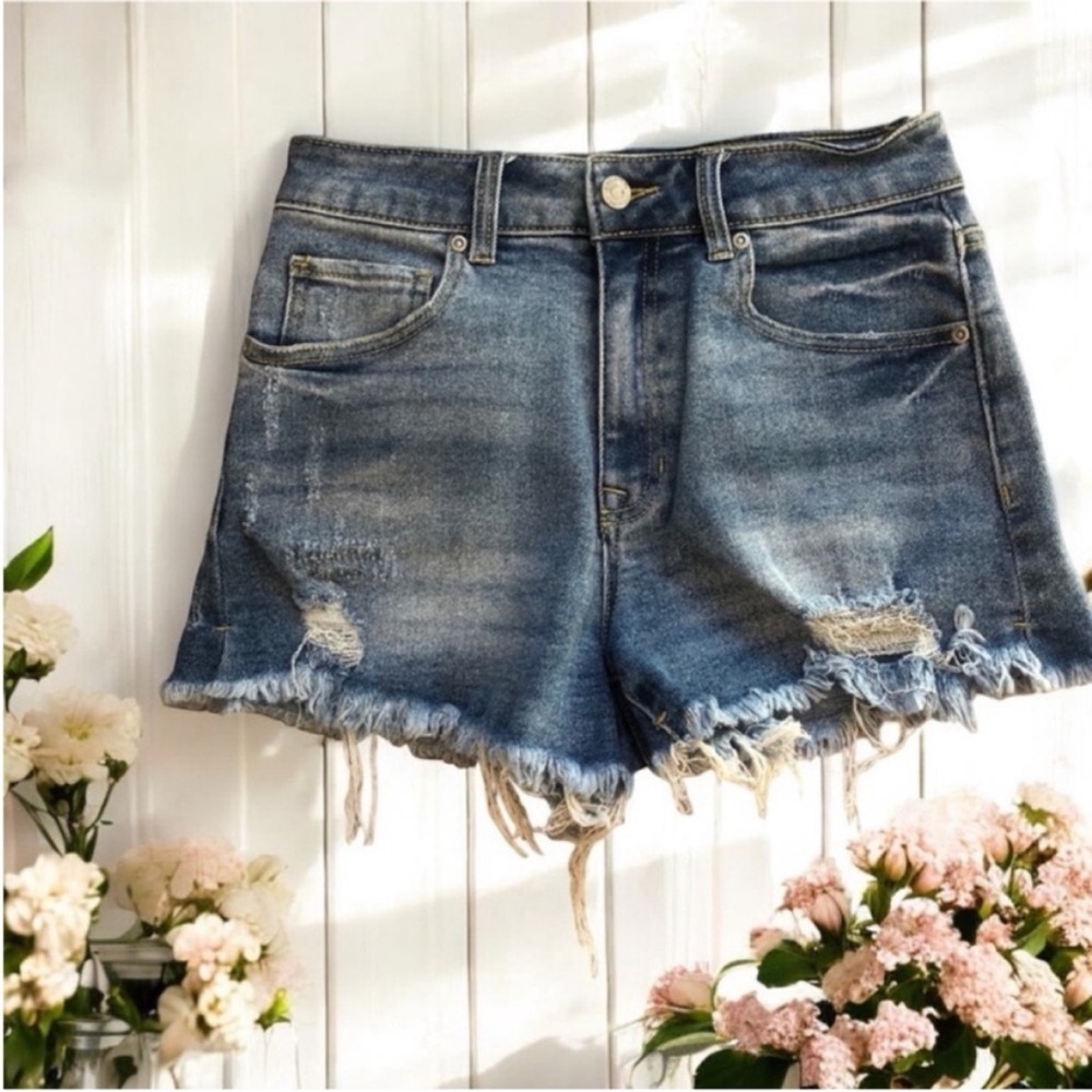Harper Heritage Stylish Denim Distressed Shorts